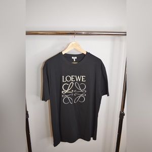 Loewe Black Embroidery T-Shirt (Unisex)